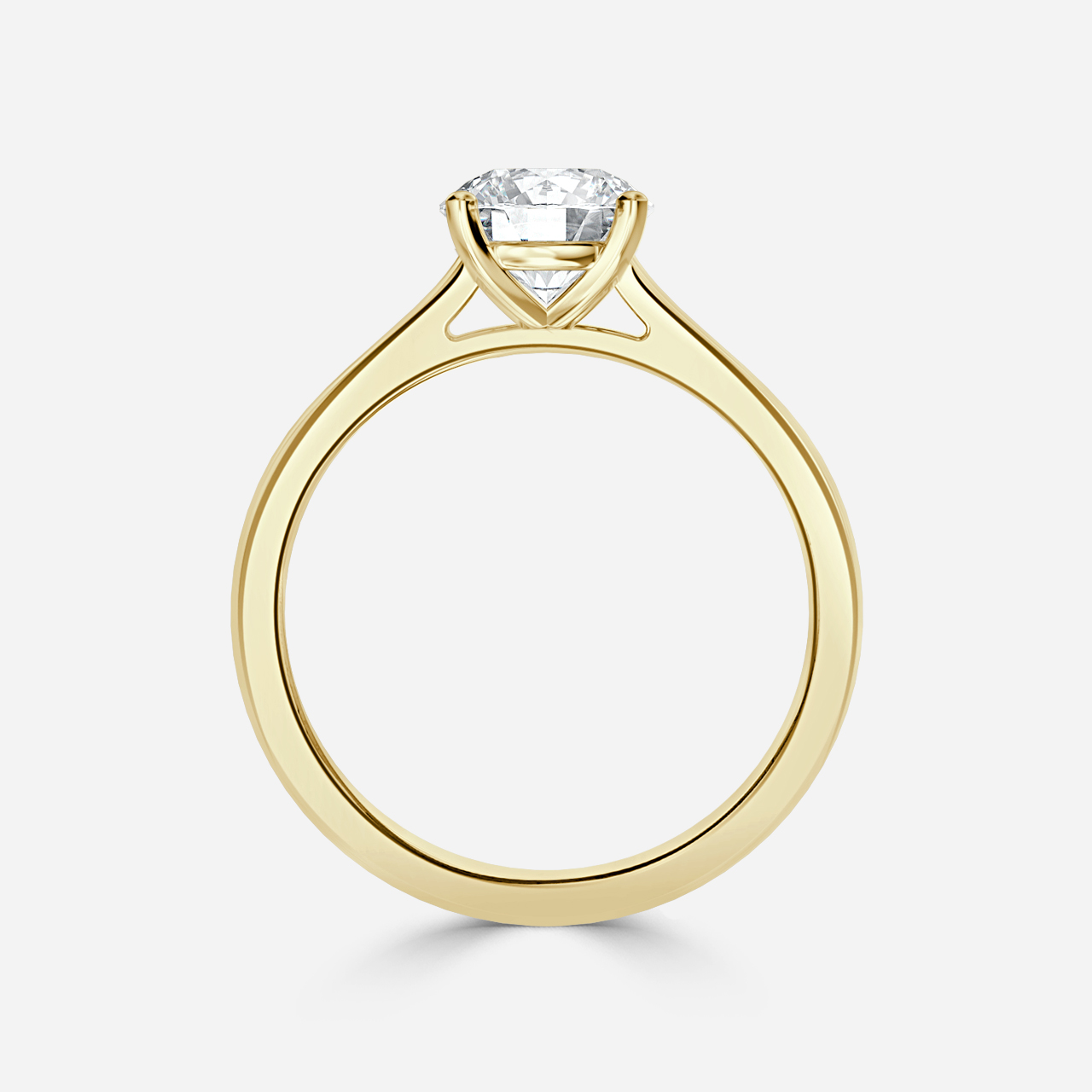 Avery Yellow Gold Solitaire Engagement Ring