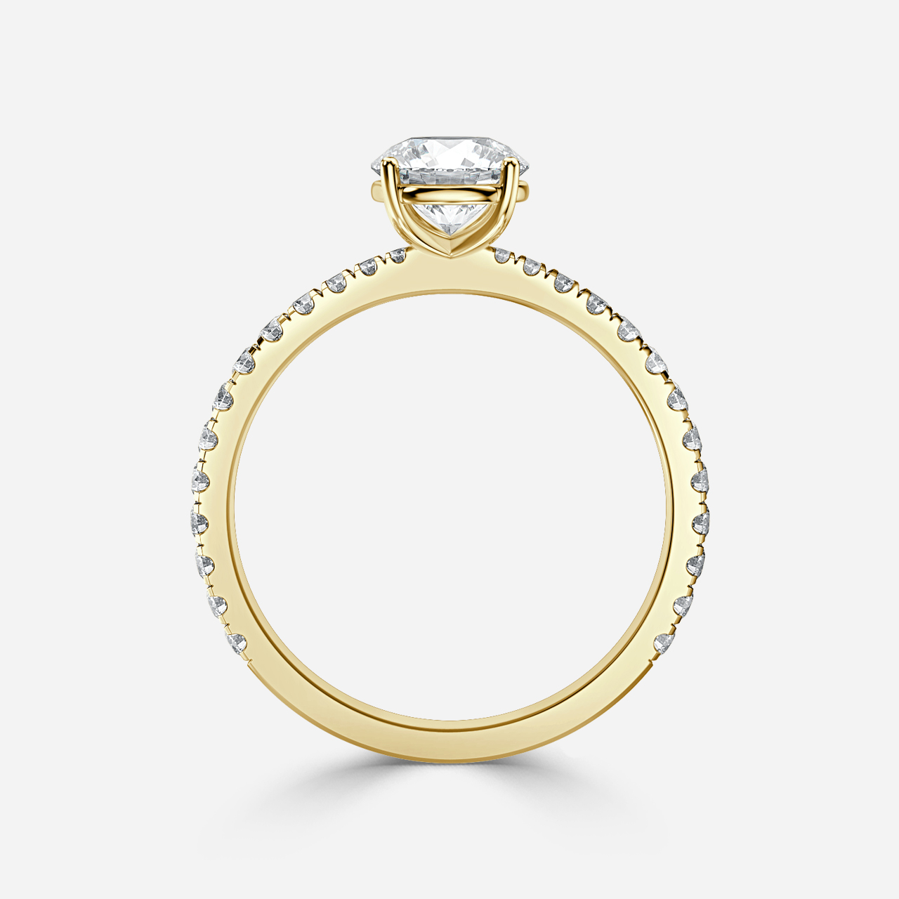 Evelyn Yellow Gold Engagement Ring