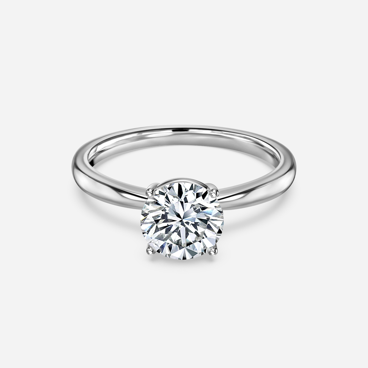 Ella White Gold Engagement Ring