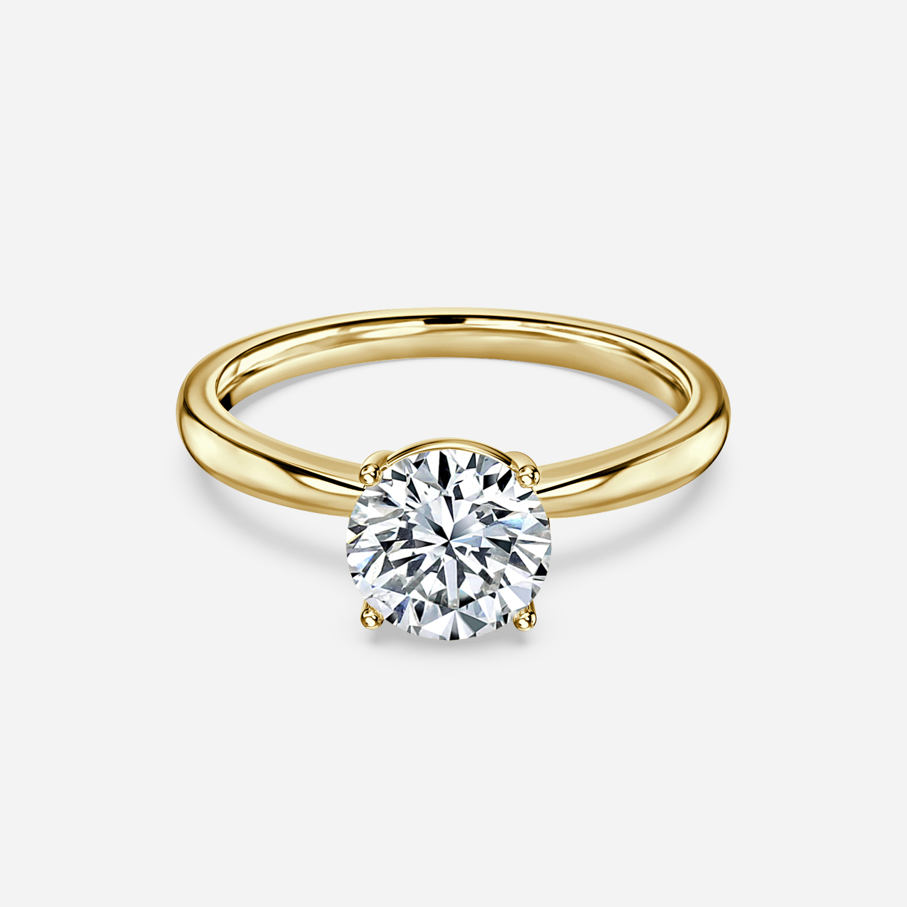 Ella Yellow Gold Engagement Ring