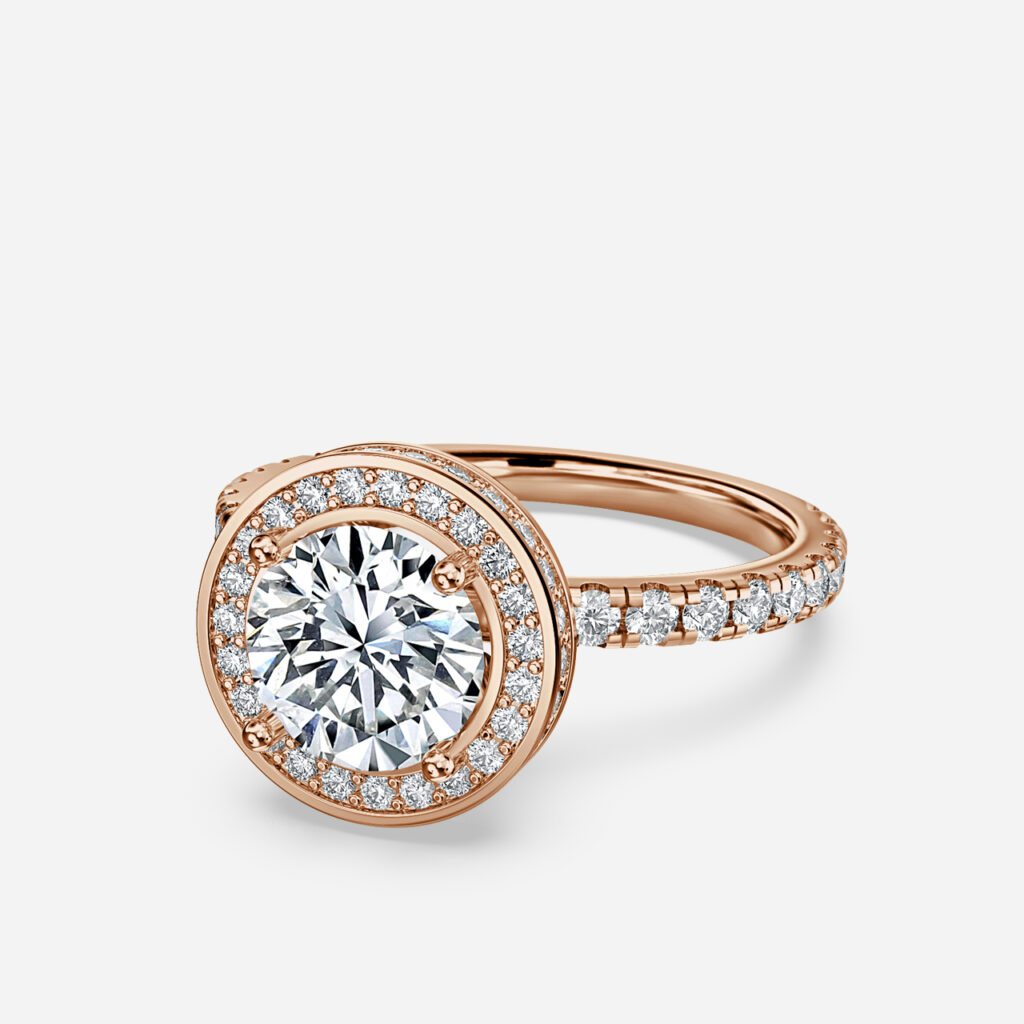 Ali’i Rose Gold Engagement Ring