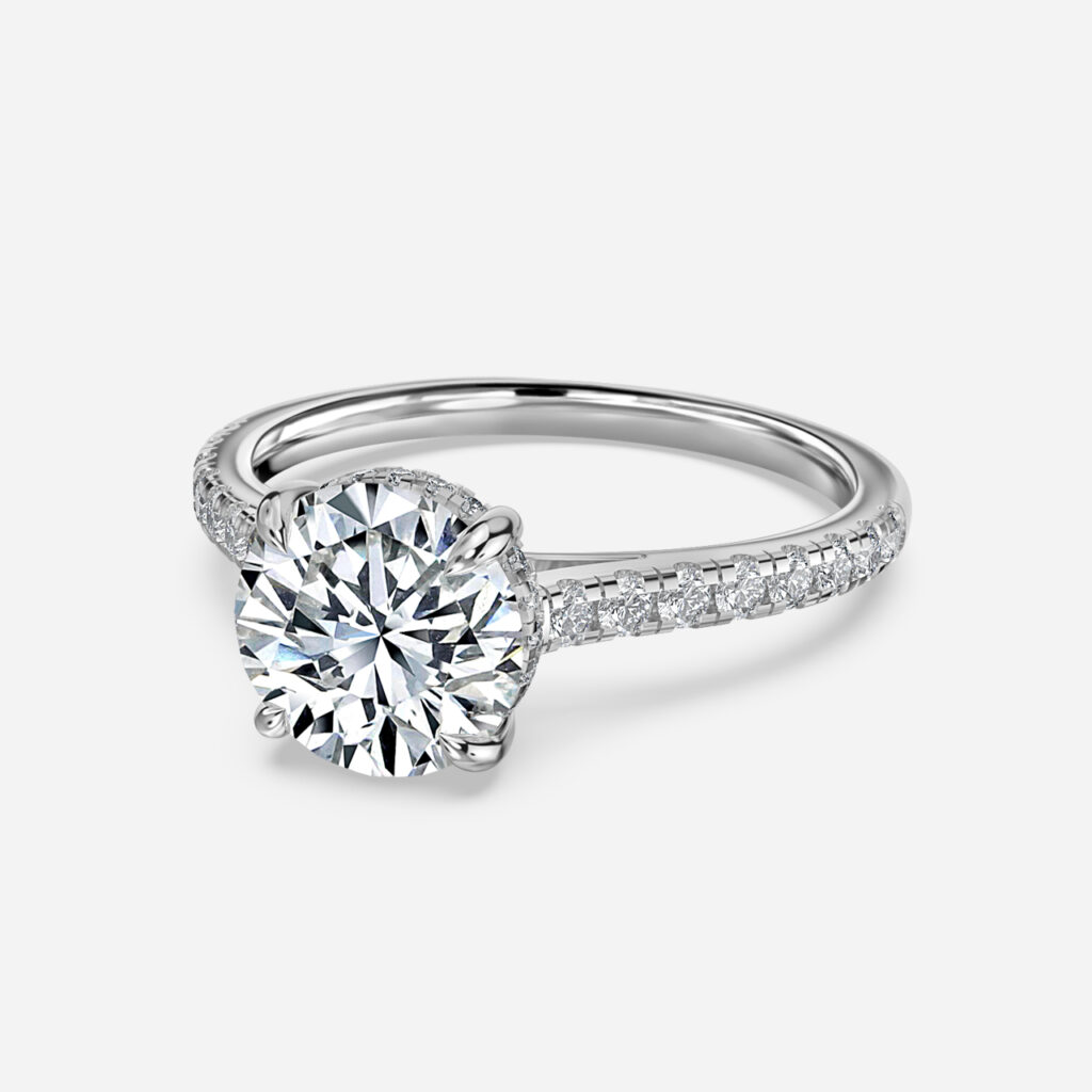 Aisha White Gold Engagement Ring