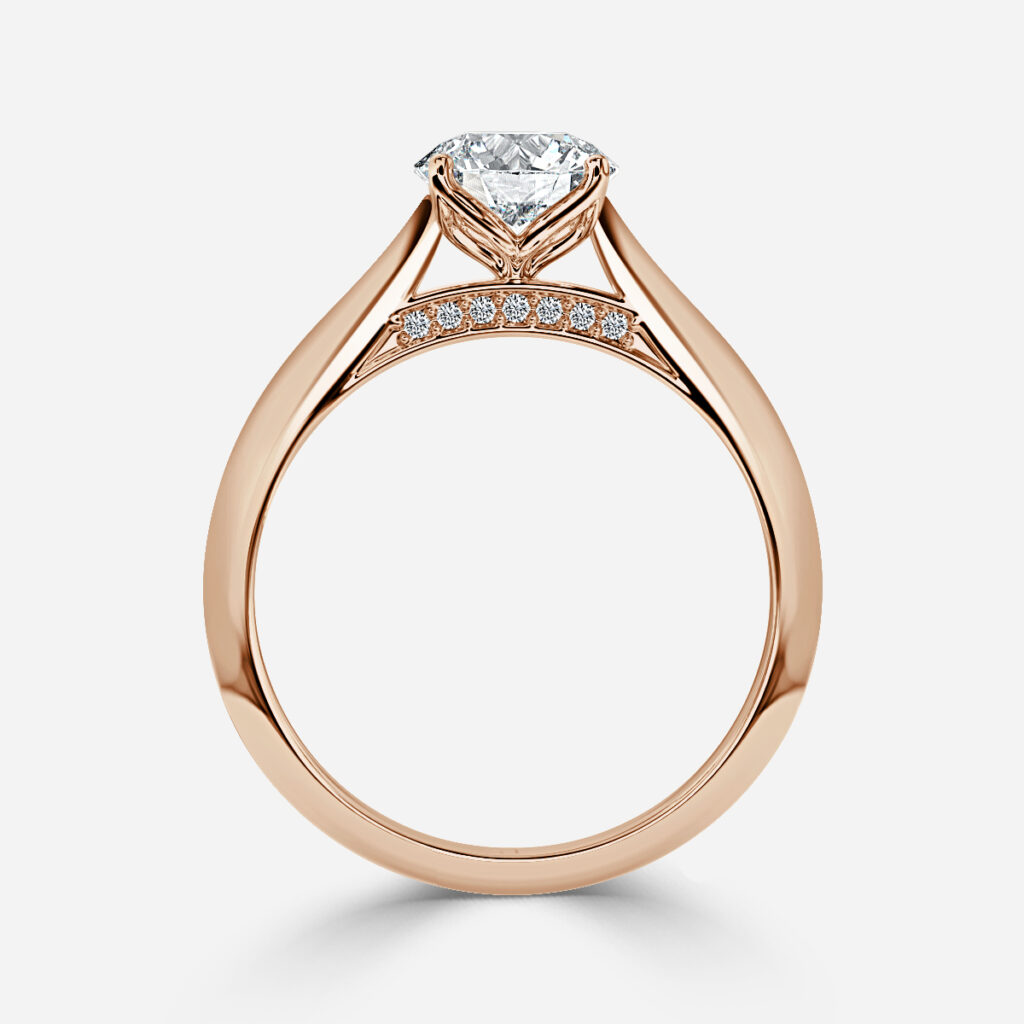 Dalia Rose Gold Engagement Ring