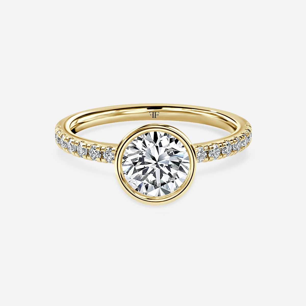 Lyra Yellow Gold Engagement Ring