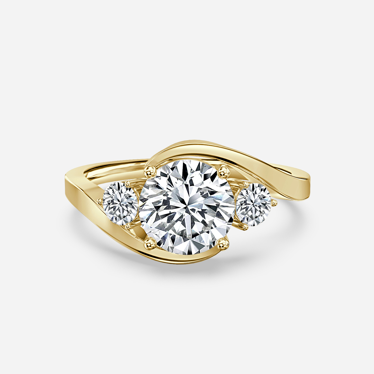 Demi Yellow Ring Engagement Ring
