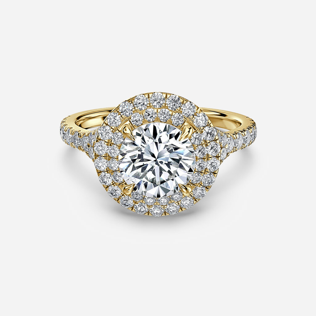 Olympia Yellow Gold Engagement Ring