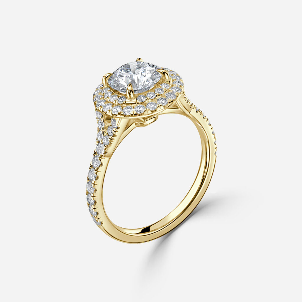 Olympia Yellow Gold Engagement Ring