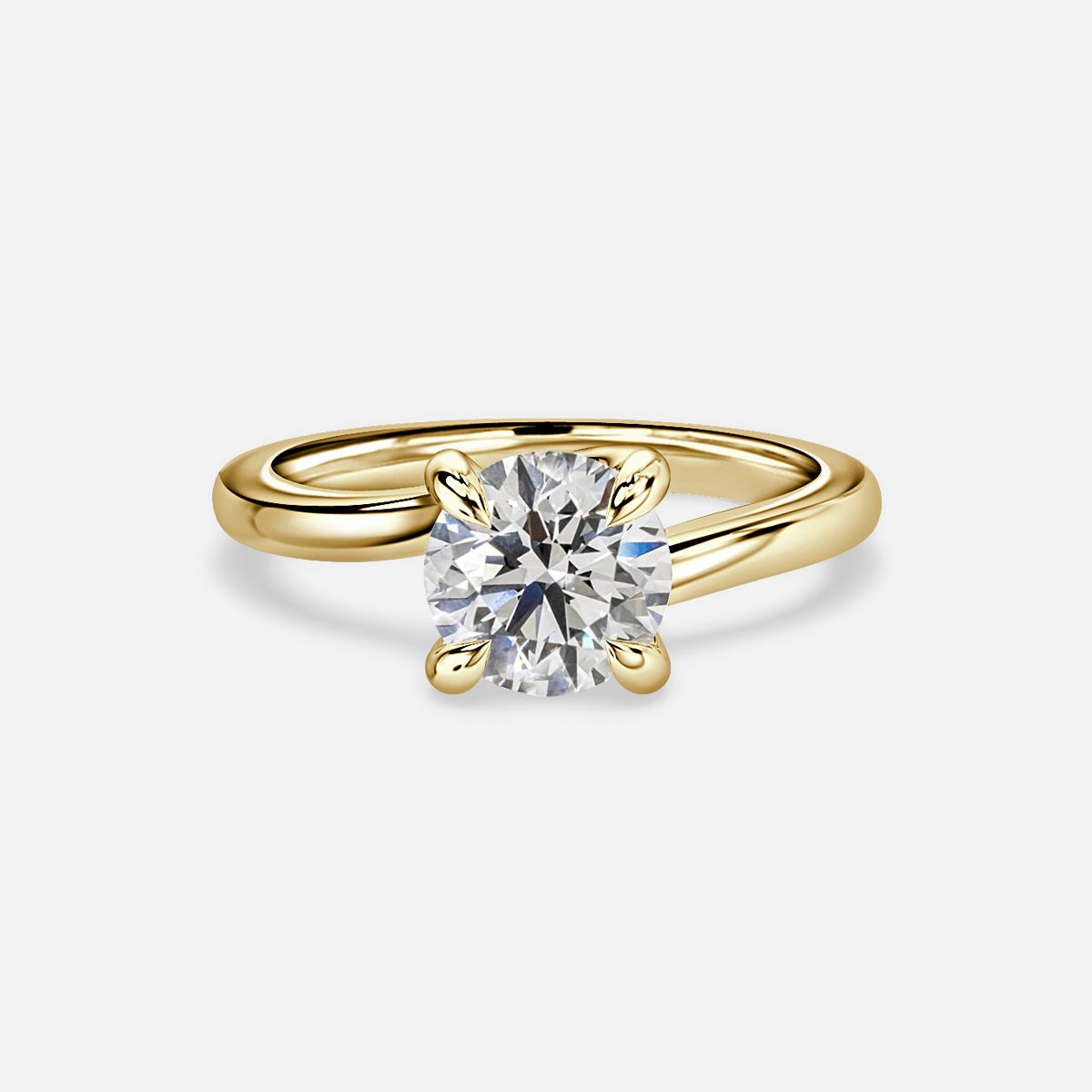 Kiana Yellow Gold Engagement Ring