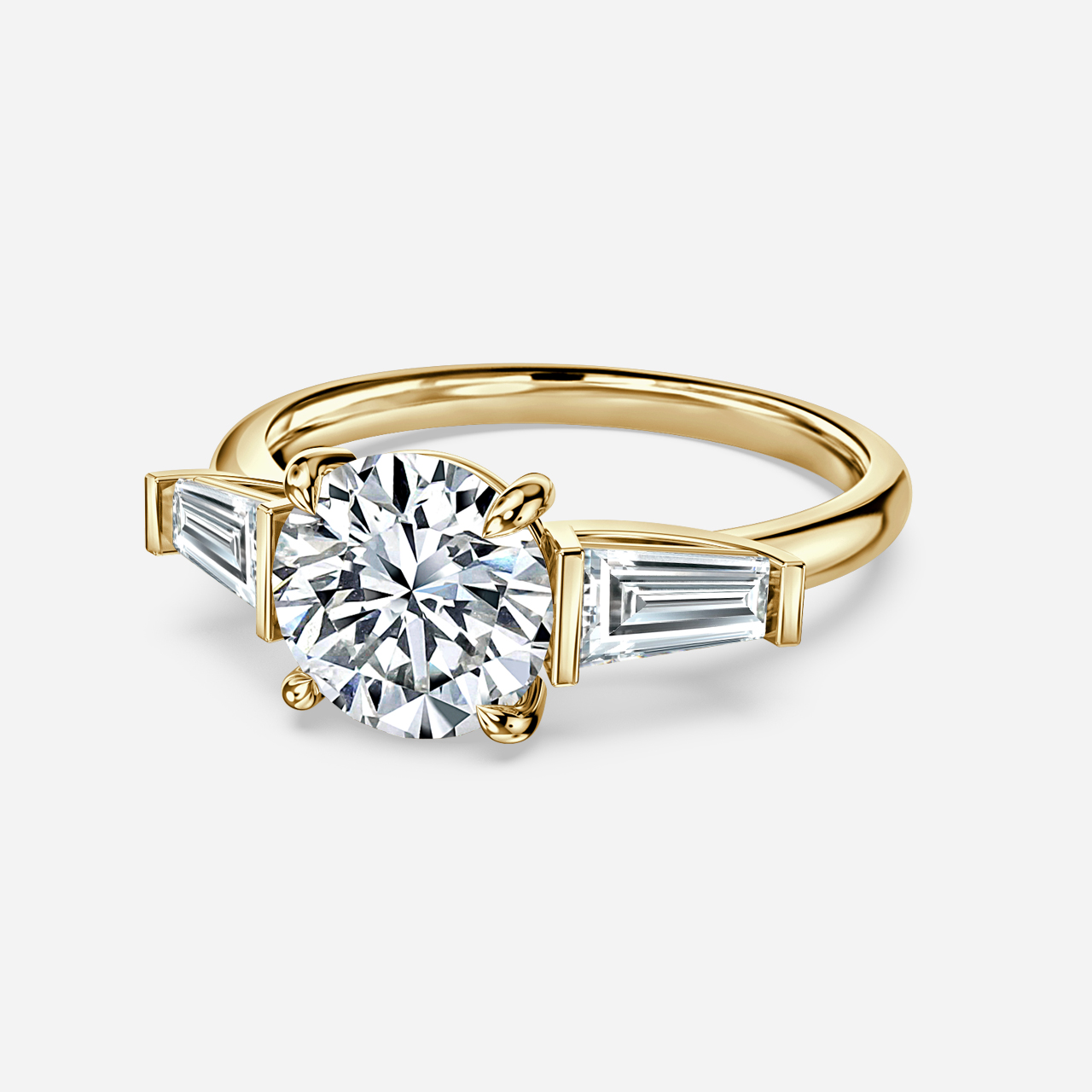 Jemima Yellow Gold Unique Engagement Ring