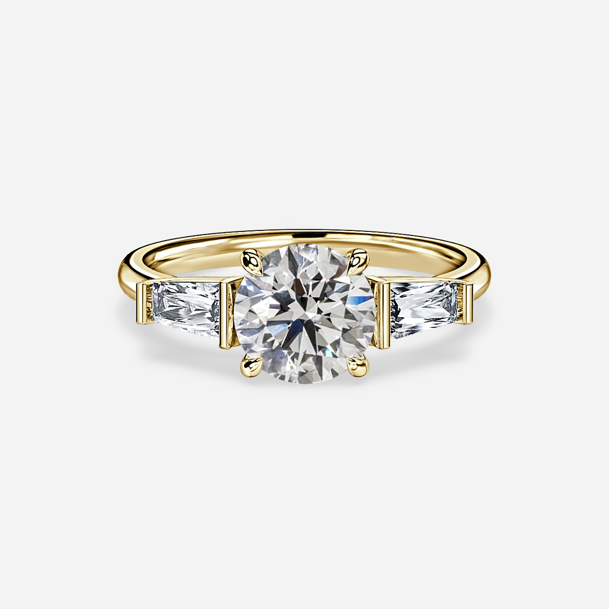 Jemima Yellow Gold Unique Engagement Ring