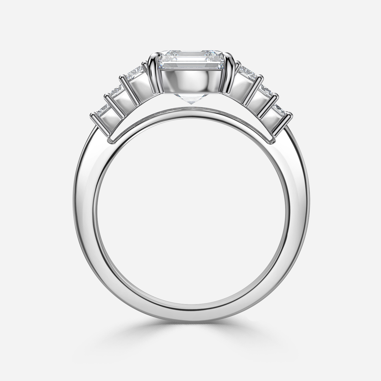 Esme Platinum Trilogy Engagement Ring