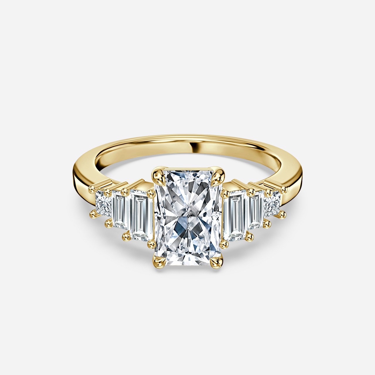 Esme Yellow Gold Vintage Engagement Ring
