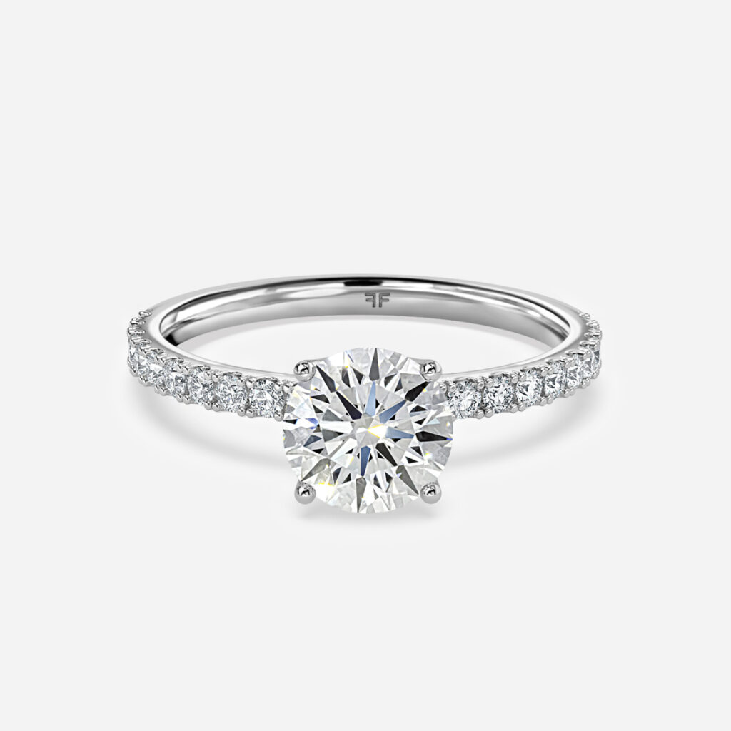 Jennifer White Gold Engagement Ring