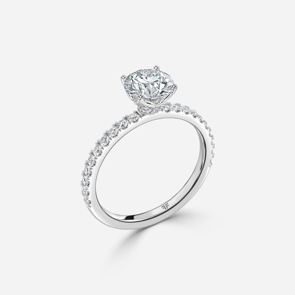 Jennifer White Gold Engagement Ring