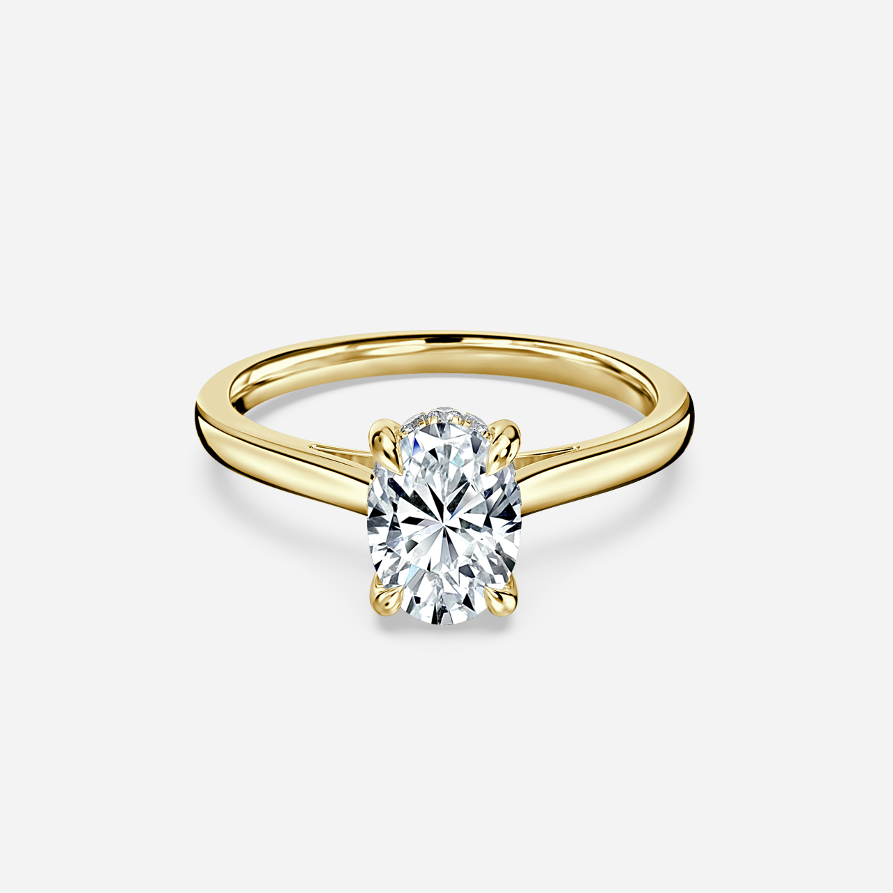 Geraldine Yellow Gold Engagement Ring