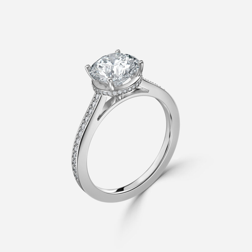 Aradia White Gold Engagement Ring