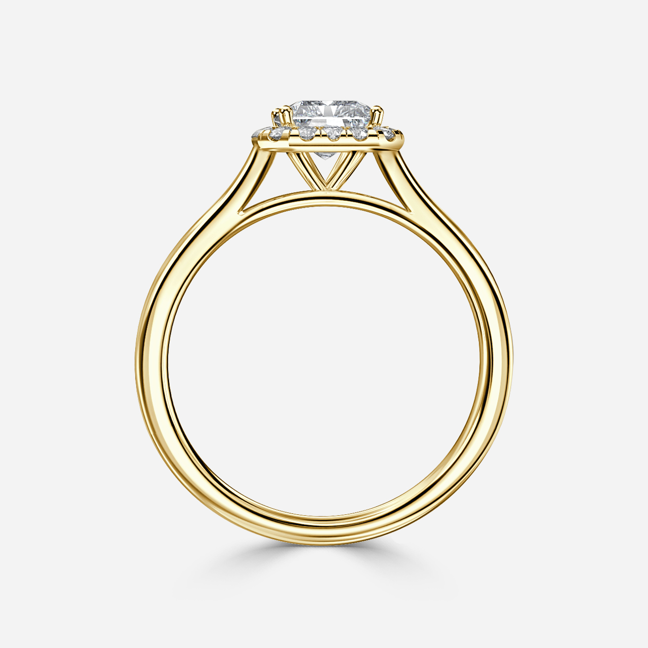 Ava Yellow Gold Engagement Ring