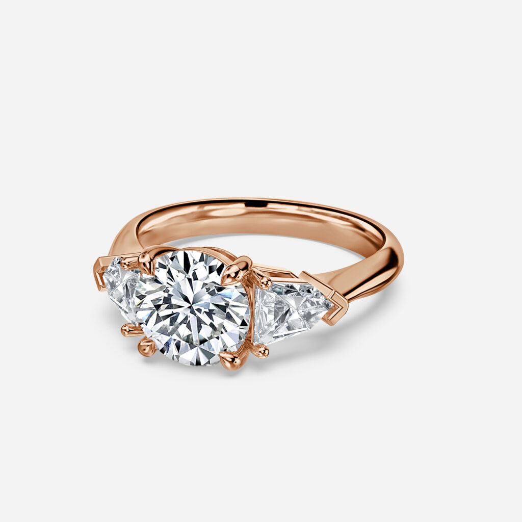 Winston Rose Gold Engagement Ring