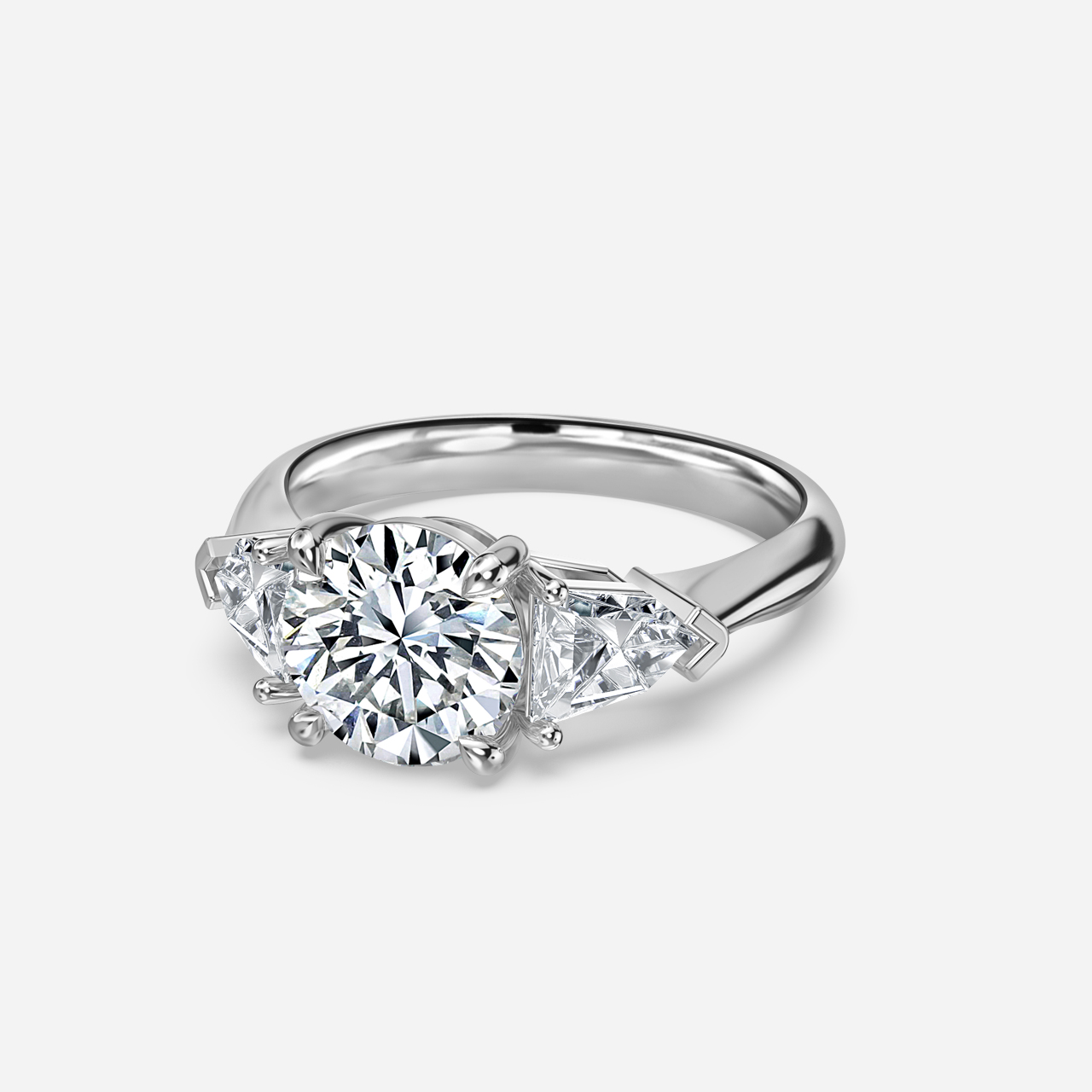 Winston Platinum Vintage Engagement Ring