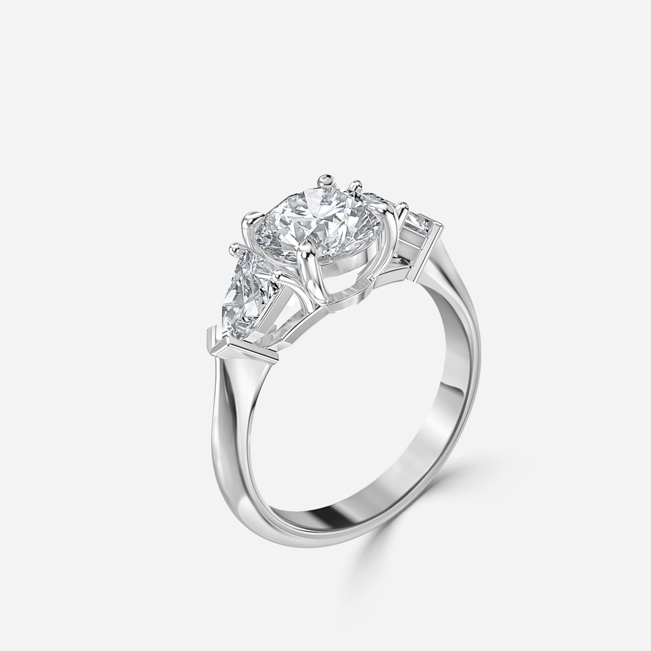 Winston Platinum Vintage Engagement Ring