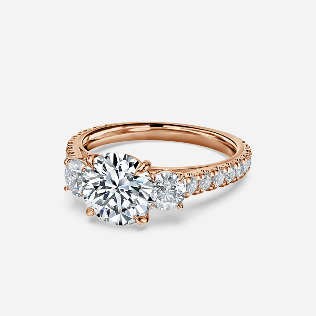Gwen Rose Gold Engagement Ring