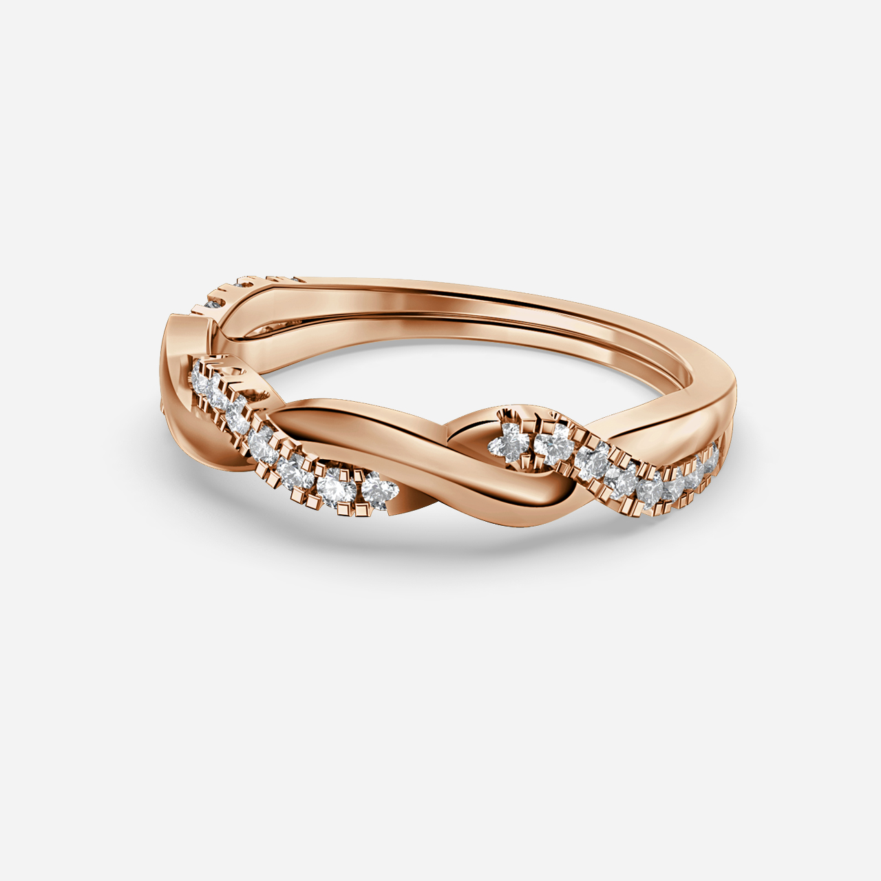Tainia Rose Gold Wedding Ring