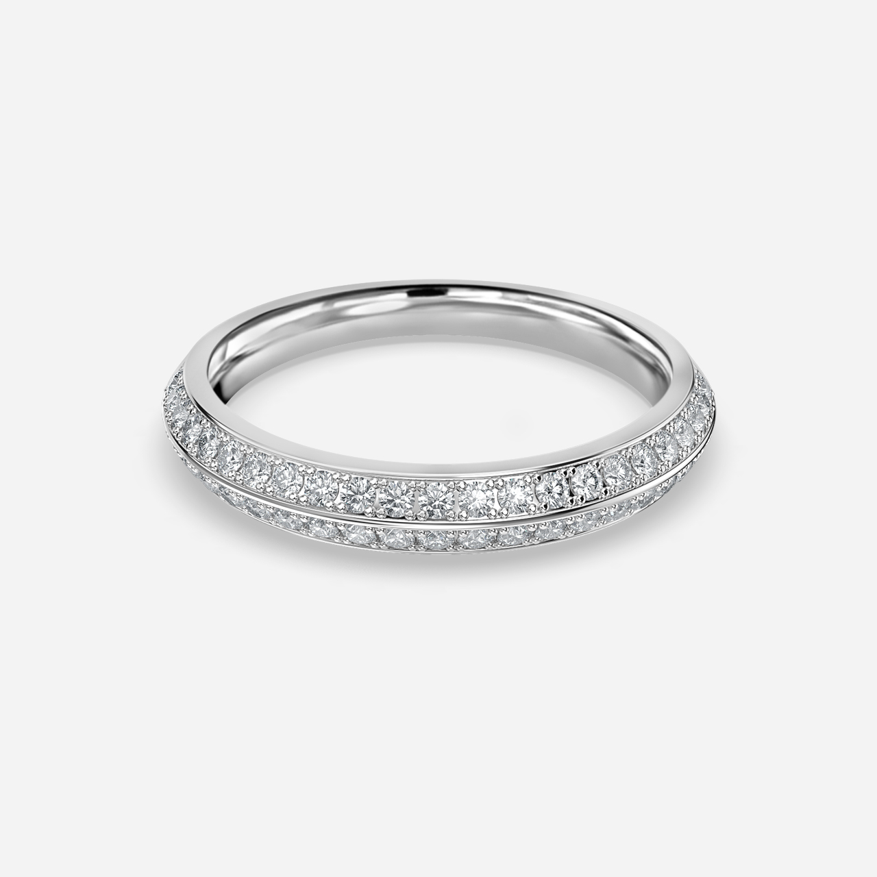 Florence Platinum Wedding Ring Flawless Fine Jewellery London