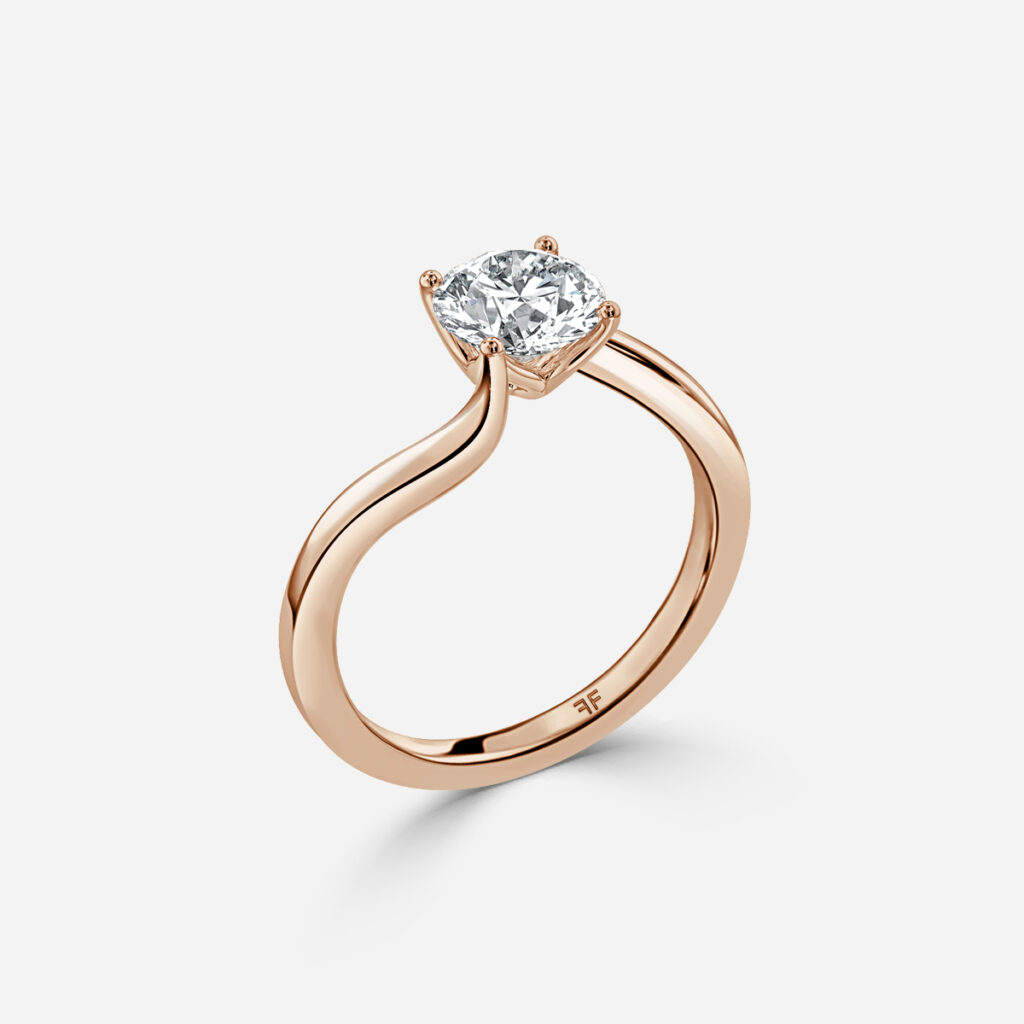 Ambrosia Rose Gold Engagement Ring