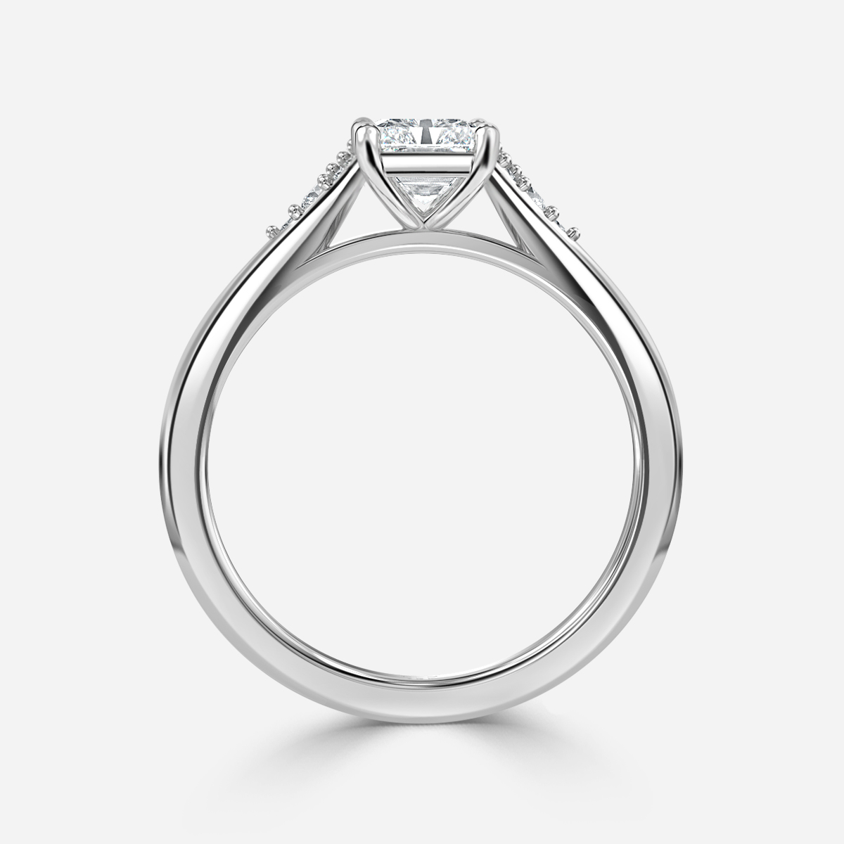 Francis Platinum Vintage Engagement Ring