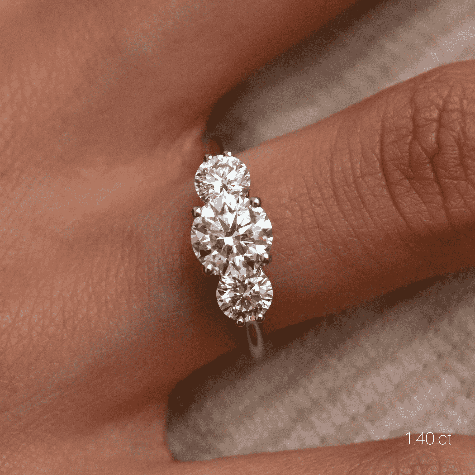 Rohini Platinum Engagement Ring