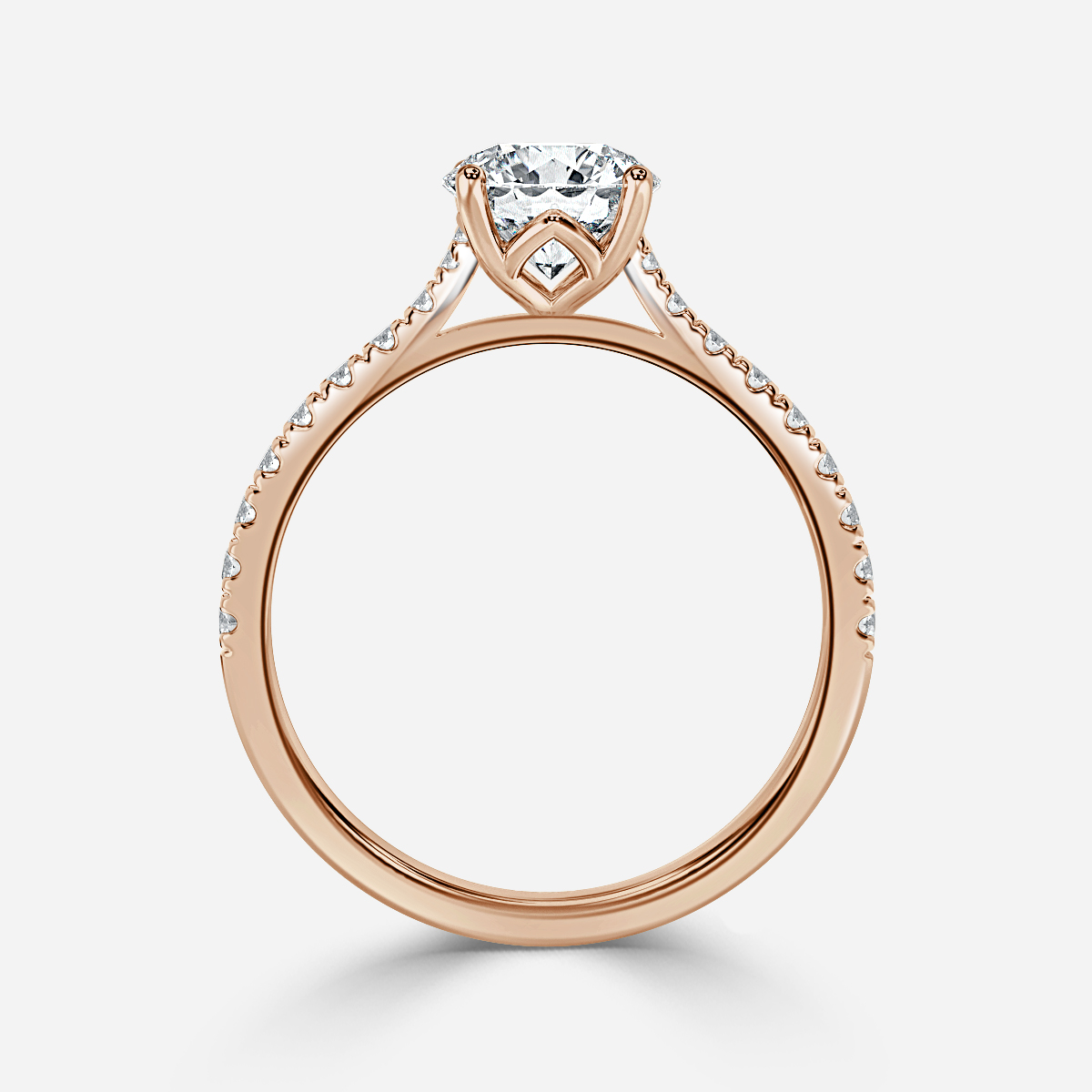Selene Rose Gold Engagement Ring