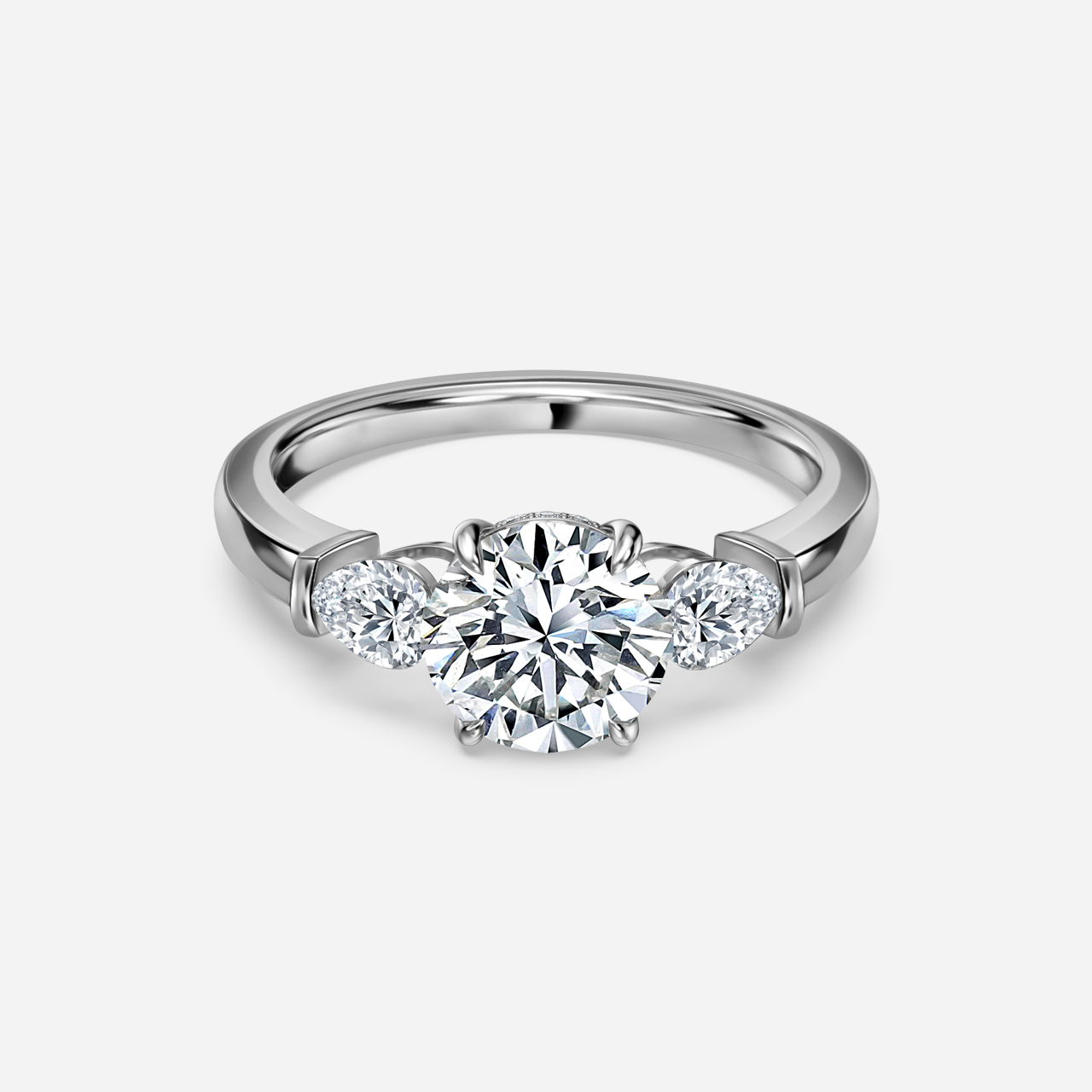 Trini Platinum Engagement Ring