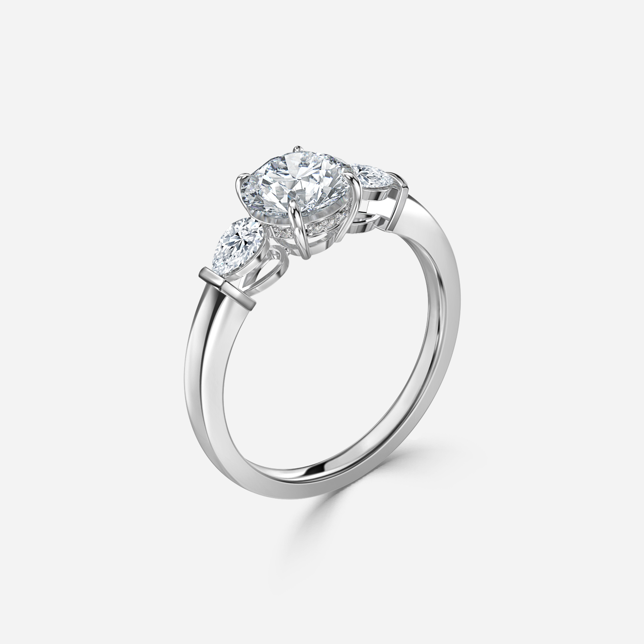 Trini White Gold Engagement Ring