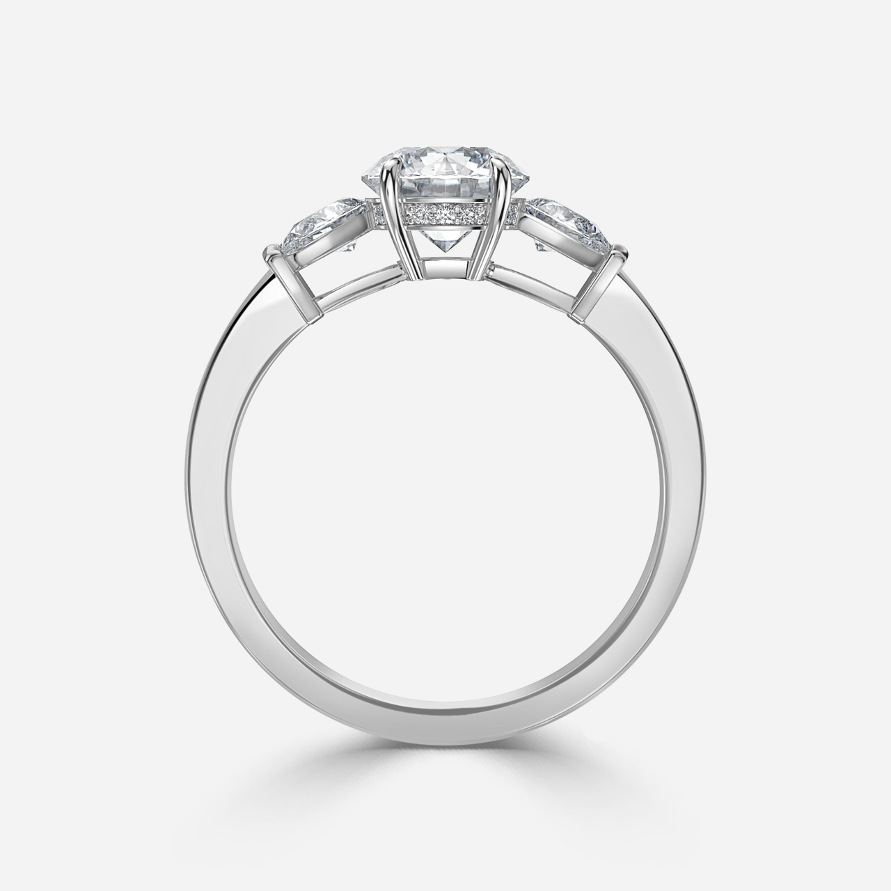 Trini White Gold Engagement Ring