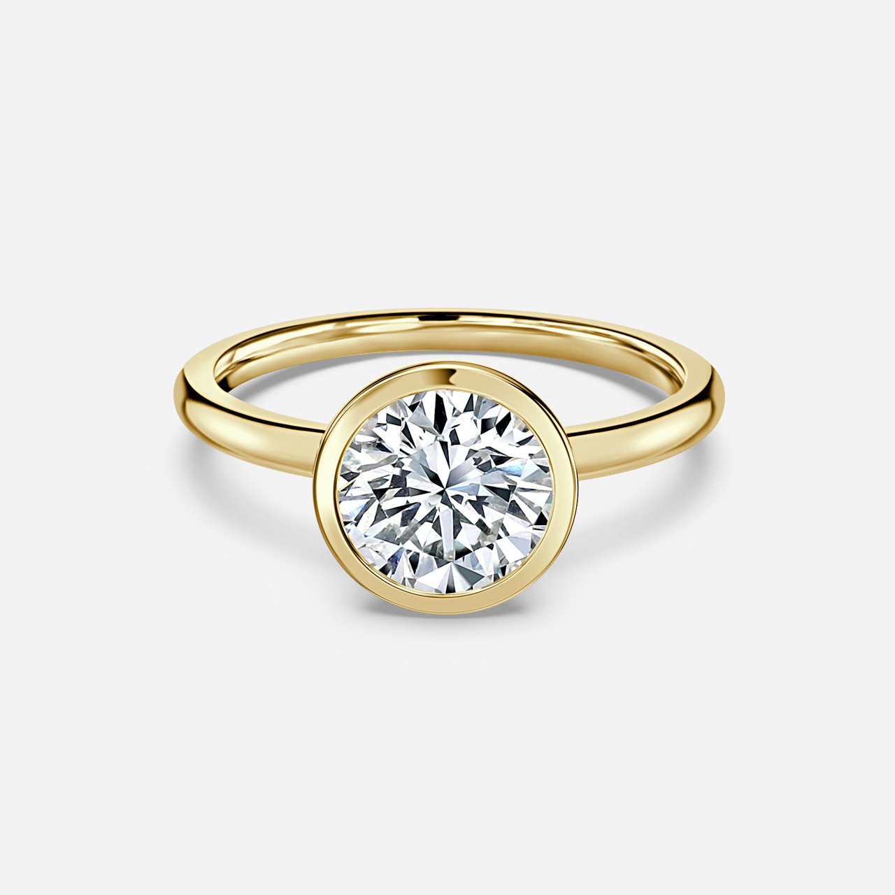 Chloe Yellow Gold Engagement Ring