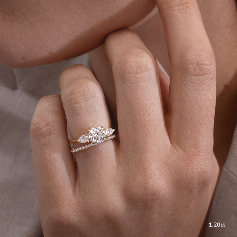 Vivian Yellow Gold Engagement Ring Flawless Fine Jewellery London