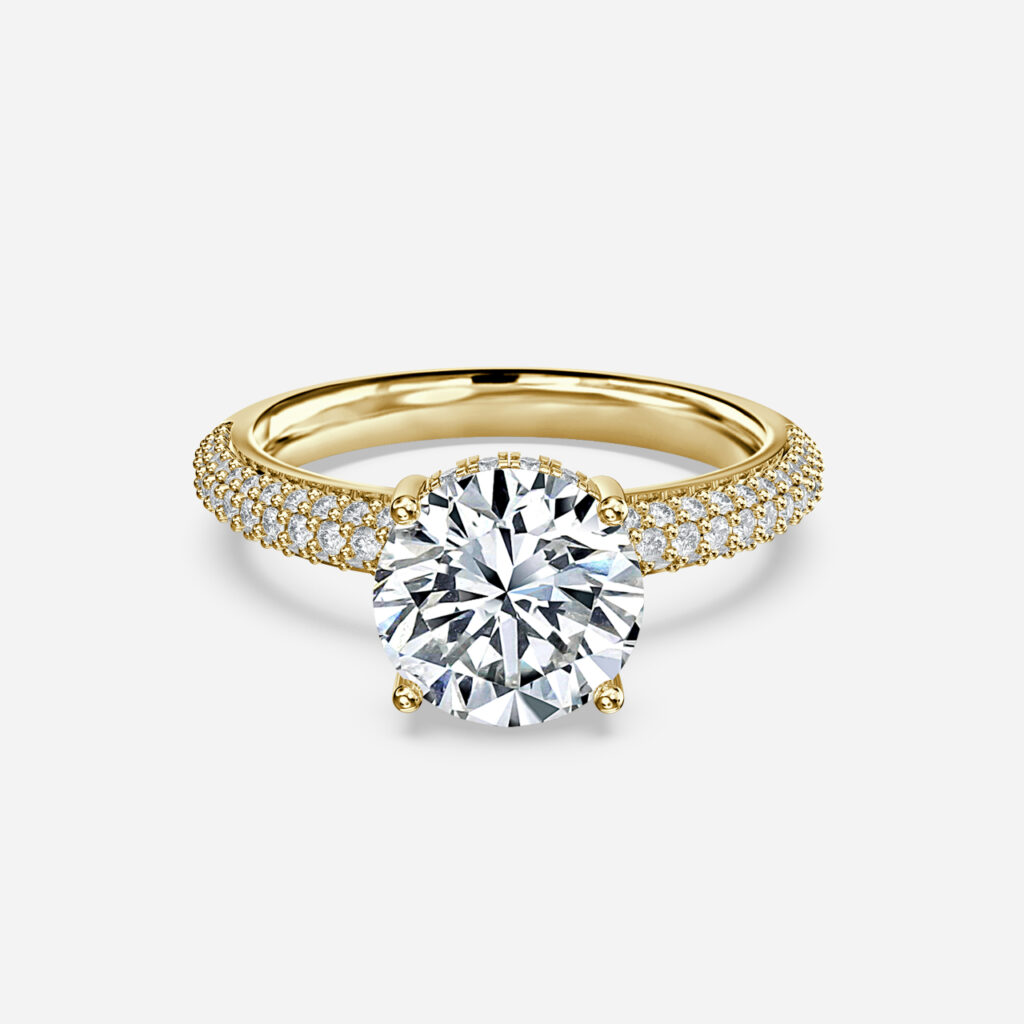 Olivia Yellow Gold engagement Ring