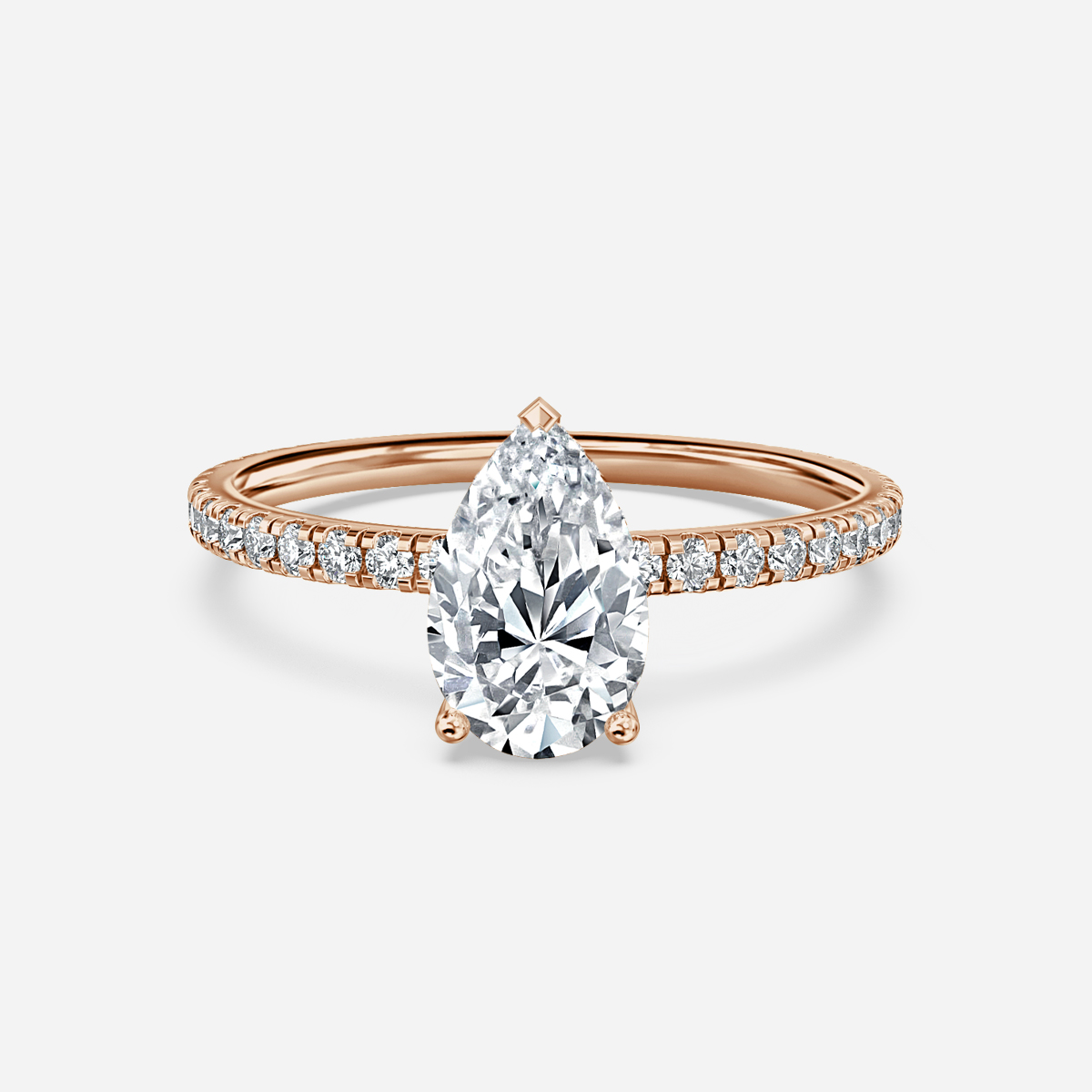 Sadie Petite Rose Gold Engagement Ring