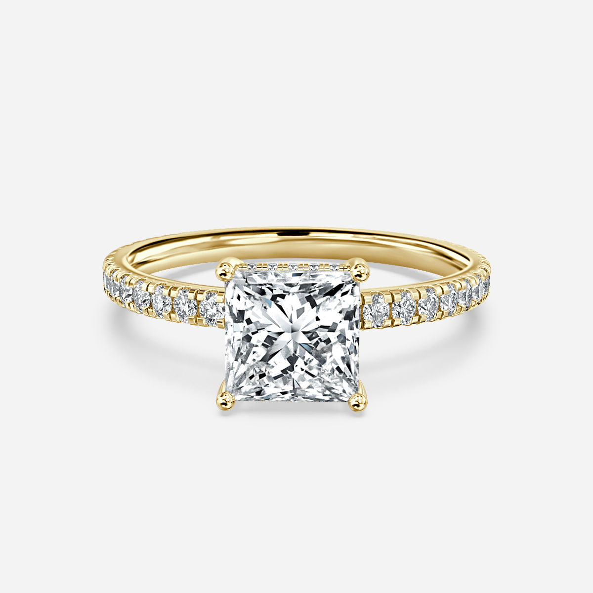 Sadie Petite Yellow Gold Engagement Ring