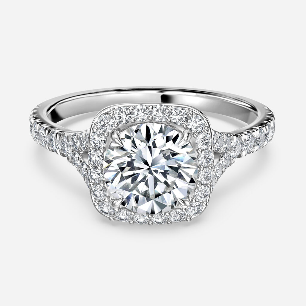 Arya White Gold Engagement Ring