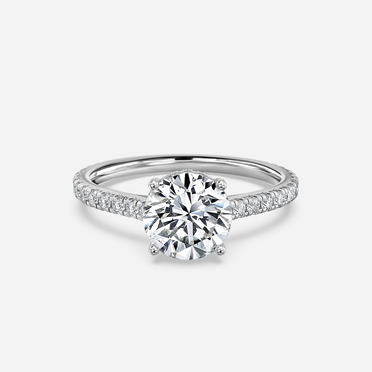 Aalia White Gold Engagement Ring