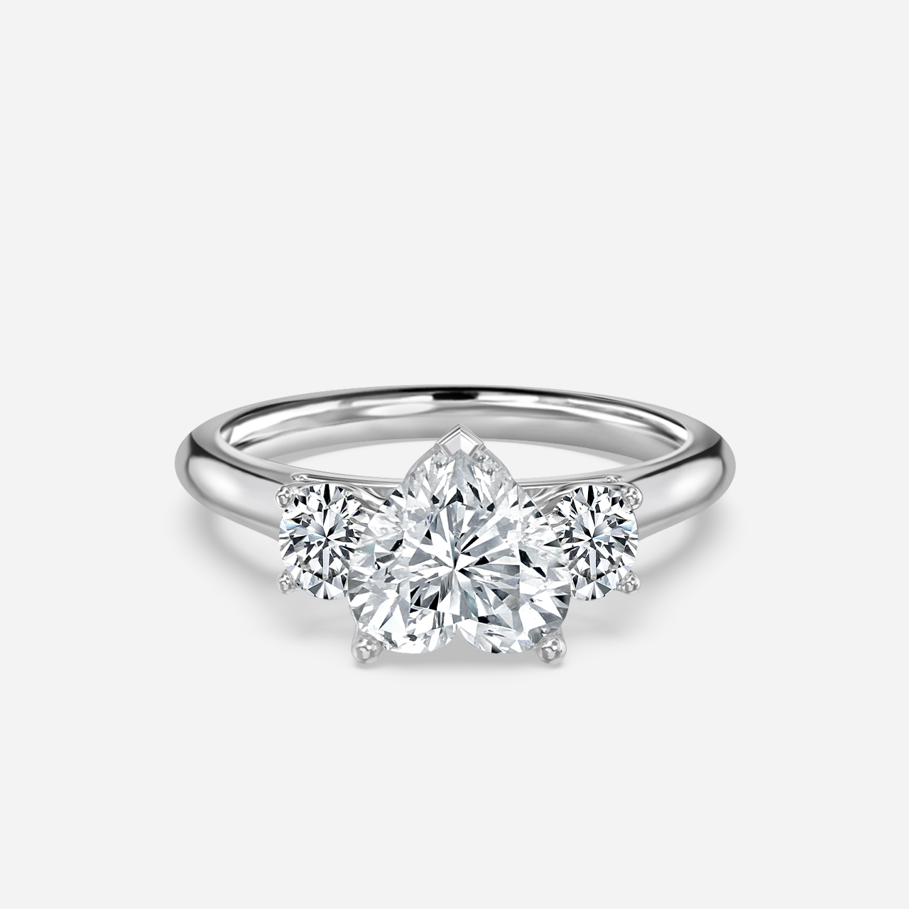 Rohini Platinum Engagement Ring