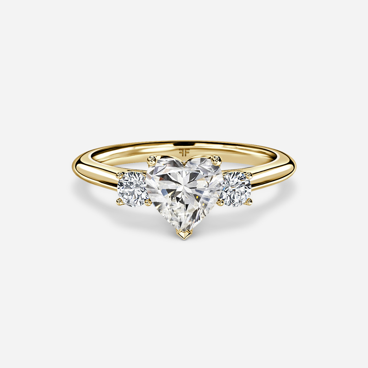 Rohini Yellow Gold Engagement Ring