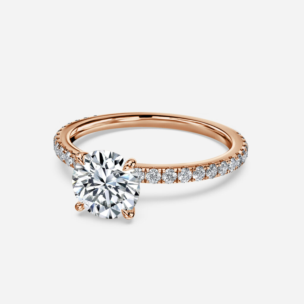 Talia Rose Gold Engagement Ring