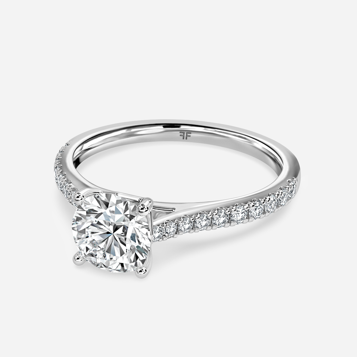 Majë Platinum Engagement Ring