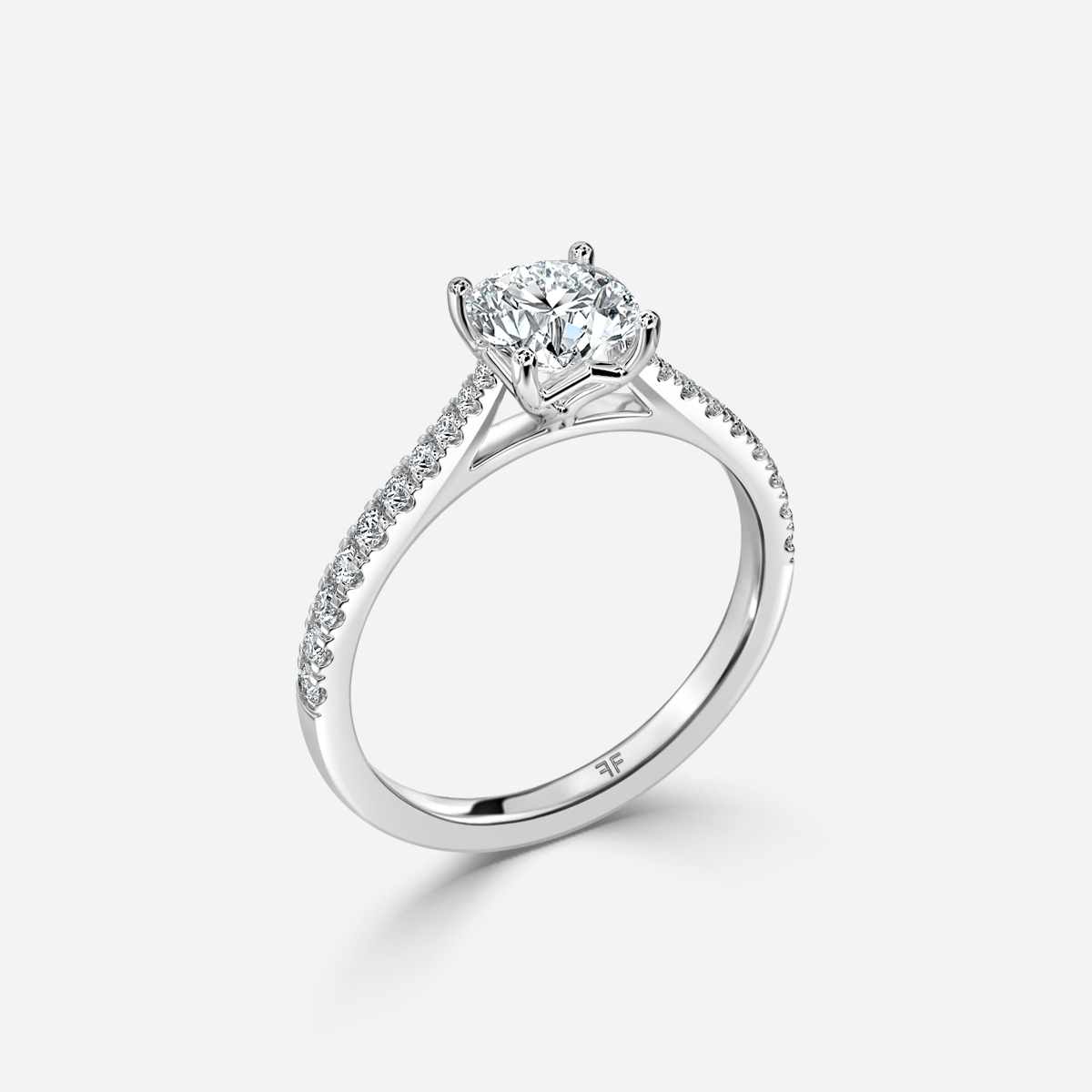 Majë Platinum Engagement Ring