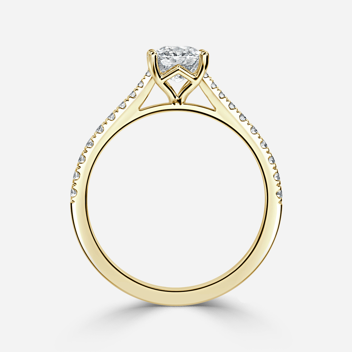 Majë Yelllow Gold Engagement Ring