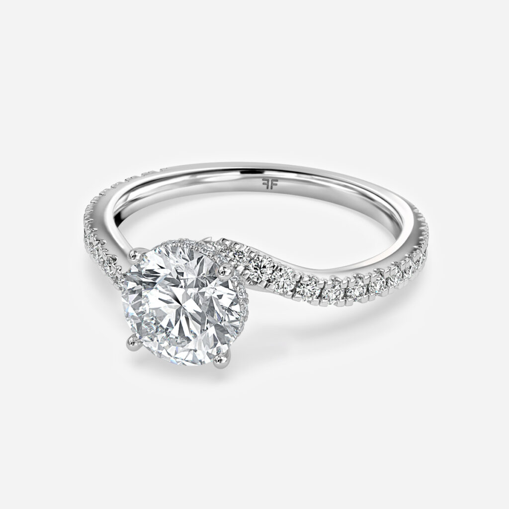 Essian White Gold Engagement Ring