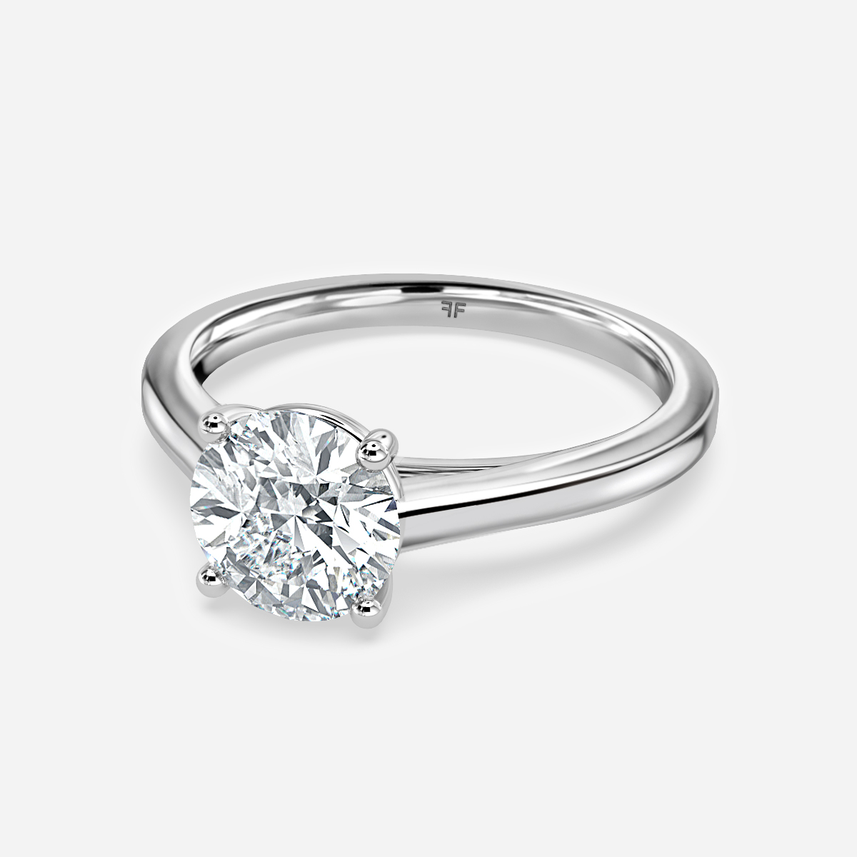 Sabene Platinum Solitaire Engagement Ring