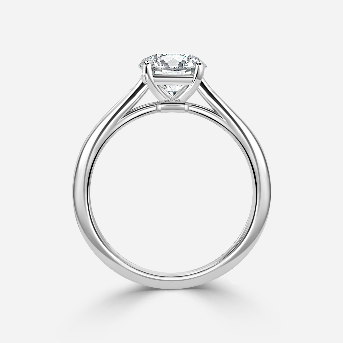 Sabene White Gold Solitaire Engagement Ring